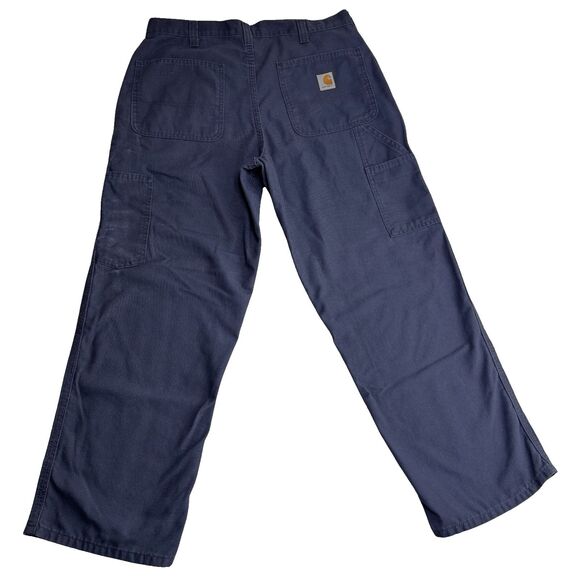Carhartt Men's Cargo Pants - Navy Blue - Picture 3 of 16